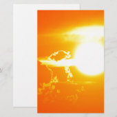 zonsondergang 3 briefpapier (Voorkant / Achterkant)