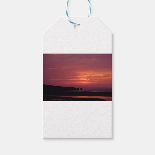 zonsondergang 3 cadeaulabel (Voorkant)