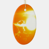 zonsondergang 3 keramisch ornament (Rechts)