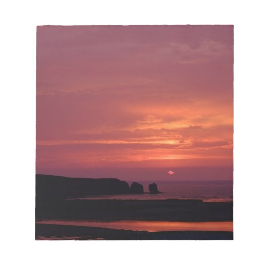 zonsondergang 3 notitieblok (Voorkant)