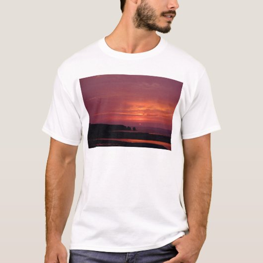 zonsondergang 3 t-shirt (Voorkant)