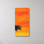 Zonsondergang 4-4 canvas afdruk (Voorkant)