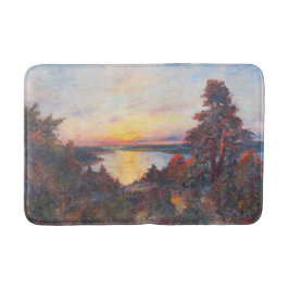 Zonsondergang aan de kust (door Kimon Loghi) Badmat