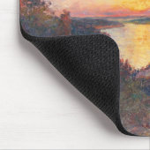 Zonsondergang aan de kust (door Kimon Loghi) Muismat (Hoek)