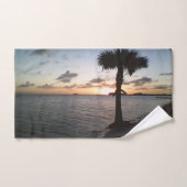 Zonsondergang Aan Het Strand Bad Handdoek (Handdoek)