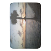 Zonsondergang Aan Het Strand Badmat (Voorkant Verticaal)