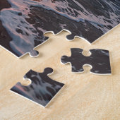Zonsondergang aan zee legpuzzel (Zijkant)