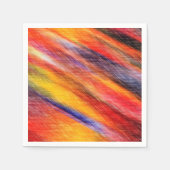 Zonsondergang Abstracte kleur servetten (Voorkant)