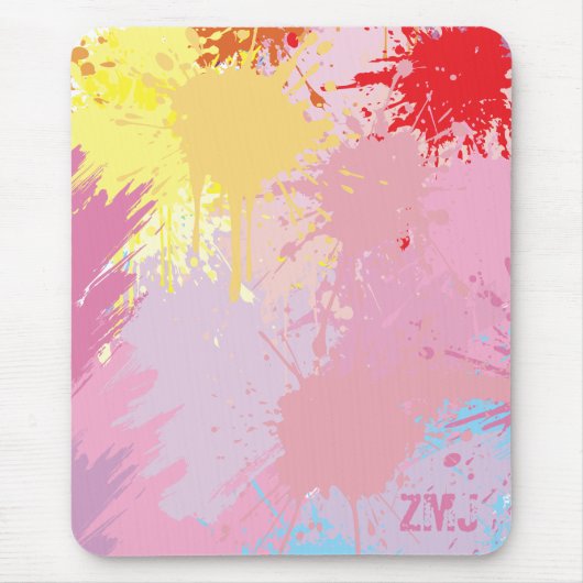 Zonsondergang Abstracte Kunst van ZMJ Muismat (Voorkant)
