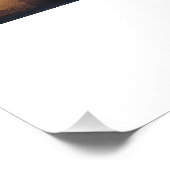 Zonsondergang achtergrond poster papier (semi-glan (Hoek)