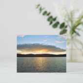 Zonsondergang ansichtkaart briefkaart (Staand voorkant)