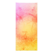 Zonsondergang Aquarel Marmer Rack Card Reclamekaart (Achterkant)