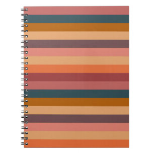 Zonsondergang Aquarel Strepen Notitieboek