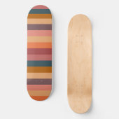 Zonsondergang Aquarel Strepen Persoonlijk Skateboard (Voorkant)