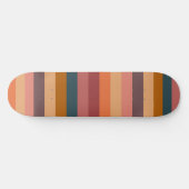 Zonsondergang Aquarel Strepen Persoonlijk Skateboard (Horizontaal)