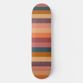 Zonsondergang Aquarel Strepen Persoonlijk Skateboard (Voorkant)