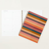 Zonsondergang Aquarel Strepen Planner (Display)
