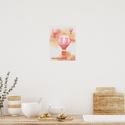 Zonsondergang Avontuur Loert Poster (Keuken)