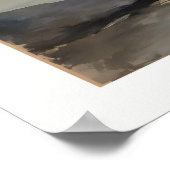 Zonsondergang Baai Landschapsposter Poster (Hoek)