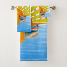 Zonsondergang Bad Handdoek