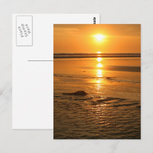 Zonsondergang Bali Briefkaart (Voorkant / Achterkant)