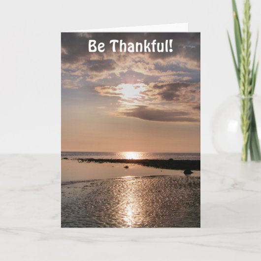 ZONSONDERGANG BEDANKKAART (Voorkant)