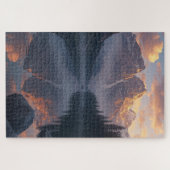 Zonsondergang Bergmeer Legpuzzel (Horizontaal)