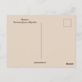 Zonsondergang bij Bangui Centraal-Afrikaanse Repub Briefkaart (Achterkant)