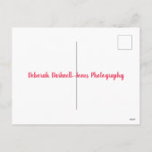 Zonsondergang bij briefkaart Seacliff (Achterkant)