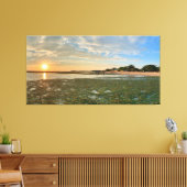 Zonsondergang bij Calatagan Canvas Afdruk (Insitu (Woonkamer))