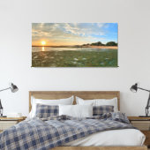 Zonsondergang bij Calatagan Canvas Afdruk (Insitu (Slaapkamer))