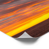 Zonsondergang bij Cape May Point Poster (Hoek)