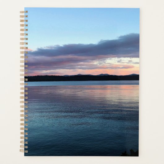 Zonsondergang bij Crescent Lake, OR Planner (Voorkant)