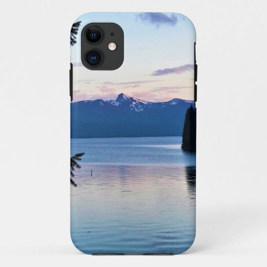 Zonsondergang bij Crescent Lake, Oregon Case-Mate iPhone Case (Achterkant)