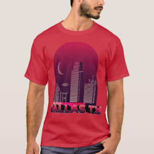Zonsondergang bij Dallas Texas T-shirt