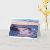 ZONSONDERGANG BIJ DE POOL VAN KINDEREN, LA JOLL, KAART (Gele Bloem)