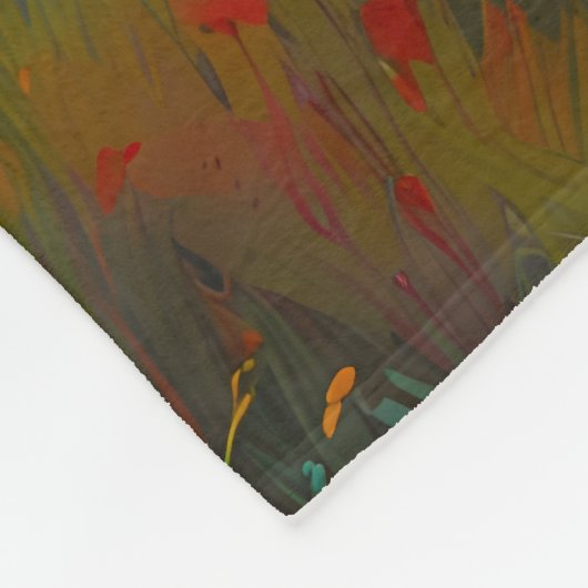 Zonsondergang bij de rivier fleece deken (Hoek)