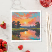 Zonsondergang bij de rivier servet (Insitu)