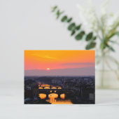 Zonsondergang bij Florence, Italië Briefkaart (Staand voorkant)