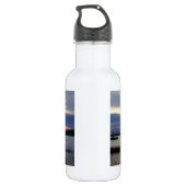 Zonsondergang bij Folly Harbour Waterfles Waterfles (Achterkant)