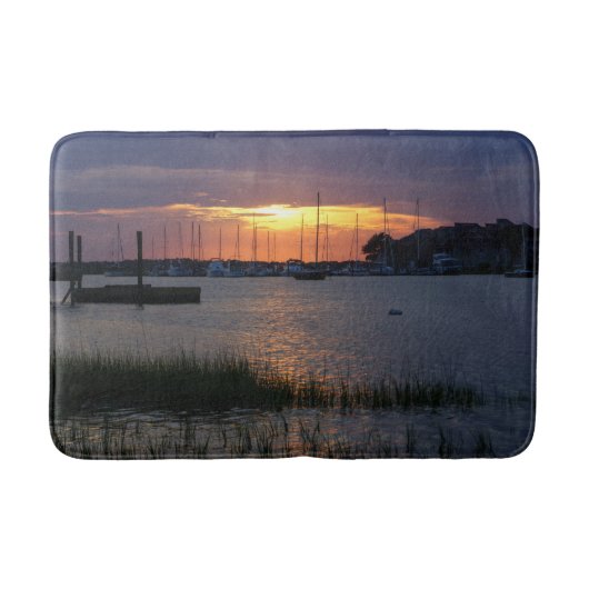 Zonsondergang bij Folly River Badmat (Voorkant)