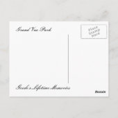 Zonsondergang bij Grand Vue Park II Briefkaart (Achterkant)