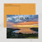 Zonsondergang bij Hanauma Bay Hawaii Briefkaart (Voorkant / Achterkant)