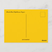 Zonsondergang bij Heceta Head Lighthouse Oregon Briefkaart (Achterkant)