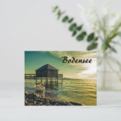  zonsondergang bij het Bodenmeer Briefkaart (Staand voorkant)