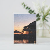 zonsondergang bij het meer, Kingston, Ontario, bij Briefkaart (Staand voorkant)