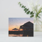 zonsondergang bij het meer, Kingston, Ontario, bij Briefkaart (Staand voorkant)