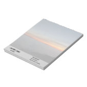 zonsondergang bij het meer Kingston, Ontario, bij Notitieblok (Linkerzijde)