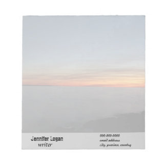 zonsondergang bij het meer Kingston, Ontario, bij Notitieblok