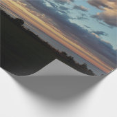 Zonsondergang bij het Provinciale Park van het Cadeaupapier (Hoek)